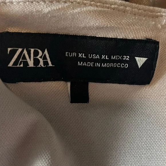 Zara silver slip dress - Picture 4 of 4